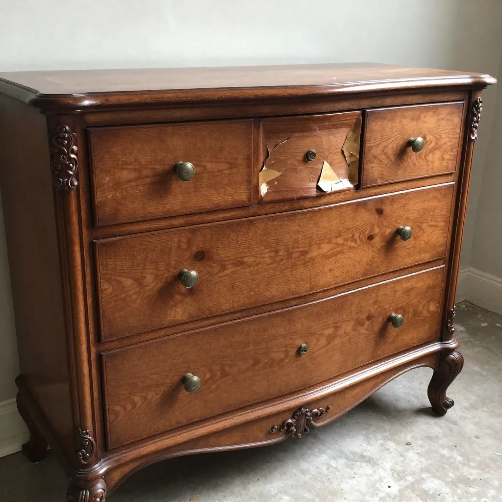 Antique furniture restoration